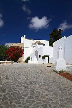 Fortified church of Puig de Missa, Santa Eulalia, Ibiza, Balearic Islands, Spain, Europe