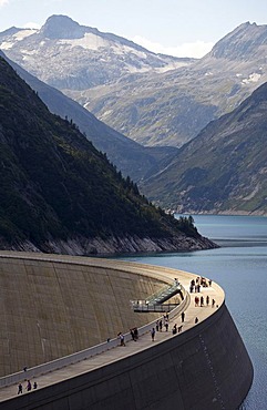 Koelnbreinsperre, reservoir, Austria's tallest concrete dam, Carinthia, Austria, Europe