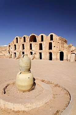 Ksar Berber village with ghofas, storerooms, open-air museum in Medenine, Tunisia, Maghreb region, North Africa, Africa