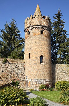 Pulverturm powder tower, Gransee, Brandenburg, Germany, Europa