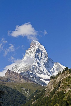 Mt. Matterhorn, Zermatt, Canton Valais, Switzerland, Europe