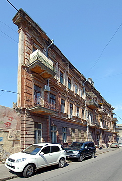 The house-wall, Odessa, Ukraine, Europe