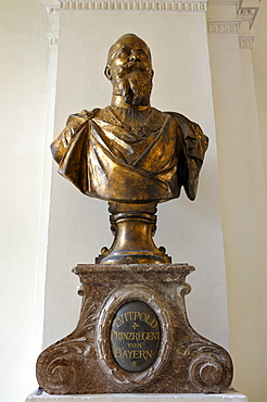 Bust of Prince Regent Luitpold of Bavaria, Bavarian National Museum, Munich, Bavaria, Germany, Europe