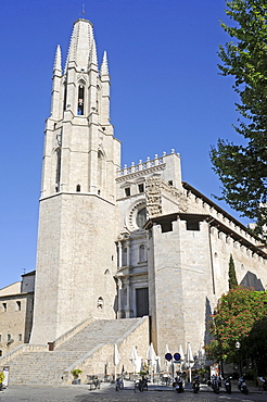 Church of Sant Feliu, Girona, Catalonia, Spain, Europe