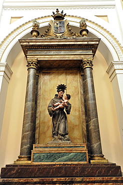 Side altar, Catedral de las Fuerzas Armadas cathedral, Madrid, Spain, Europe