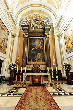 Interior, Catedral de las Fuerzas Armadas cathedral, Madrid, Spain, Europe