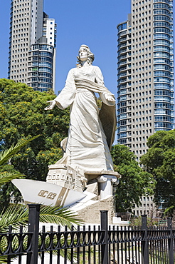 Monument to the Coastguards, Puerto Madero district, Buenos Aires, Argentina, South America