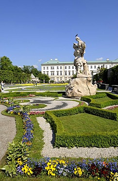 Mirabell Palace and the gardens of Mirabell Palace, city of Salzburg, Salzburger Land, Austria, Europe