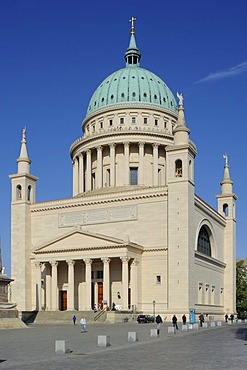 St. Nikolaikirche church, Alter Markt, old market, Potsdam, Brandenburg, Germany, Europe