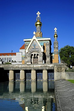 Russian Chapel, Mathildenhoehe, Darmstadt, Hesse, Germany