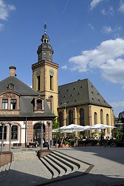 St. Catherine's Church, at Hauptwache plaza, Frankfurt am Main, Hesse, Germany, Europe