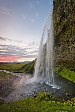 Seljalandsfoss waterfall, southern Iceland, Europe