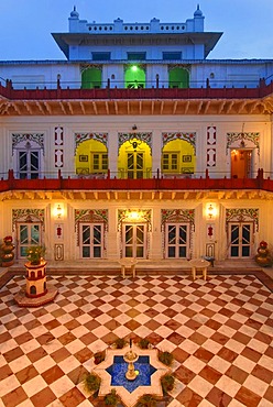 Heritage Hotel Laxmi Vilas Palace, Bharatpur, Rajasthan, North India, India, Asia