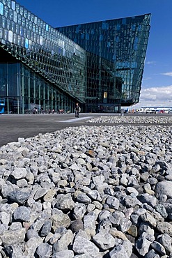 Harpa concert hall, new landmark of Reykjavik, Iceland, Europe