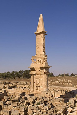 Sabratha, Sabratah or Siburata Roman site, UNESCO World Heritage Site, Tripolitania, Libya, North Africa