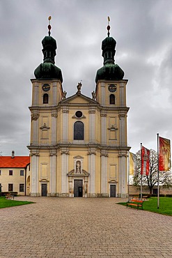 Pilgrimage church, Basilica of the Nativity of Mary, in Frauenkirchen, Burgenland region, Austria, Europe