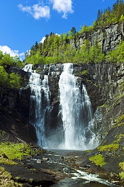 Granvin waterfall, Hardanger, Norway, Europe