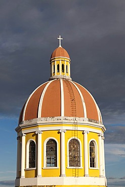 Round tower of the cathedral, Granada, Nicaragua, Central America