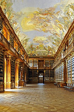 Philosophical Hall in the library of the Strahov Monastery, Prague, Czech Republic, Europe