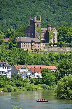 Mittelburg Castle, Neckarsteinach, Neckar Valley-Odenwald nature park, Hesse, Germany, Europe