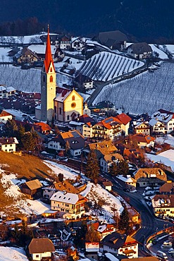 Unterinn below the Renon Plateau, Alto Adige, Italy, Europe