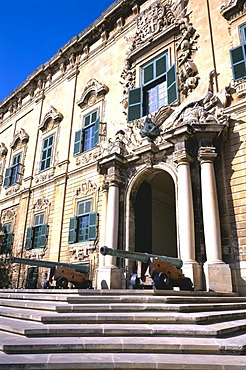 Seat of the Prime Minister, Auberge de Castille, Valletta, Malta, Europe