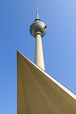 Berlin TV Tower, at 368 meters, the highest building in Germany, Berlin, Germany, Europe