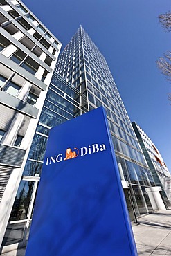 Head office of ING DiBa Bank in Frankfurt, Hesse, Germany, Europe