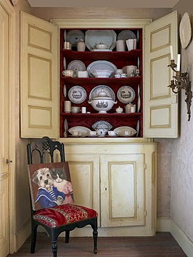 Inside an old Provencal house in Lourmarin, Provence-Alpes-Cote d'Azur, France, Europe