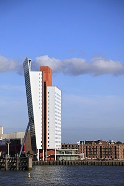 KPN Tower, Toren op Zuid, office tower of Dutch Telecom, Wilhelminapier, Kop van Zuid, Rotterdam, Holland, Netherlands, Europe