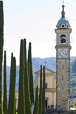 Church of Montagnola, Ticino, Switzerland, Europe