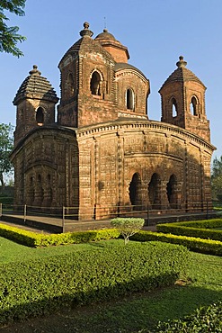 Pancha Ratna terracotta temple of Shyam Rai, Bishnupur, Bankura district, West Bengal, India