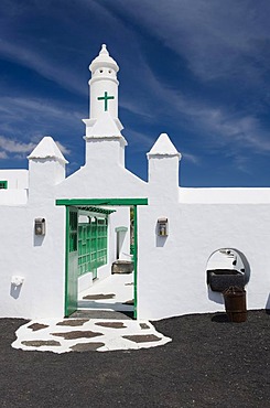 Entrance to the Casa Museo del Campesino farm museum, Mozaga, Lanzarote, Canary Islands, Spain, Europe