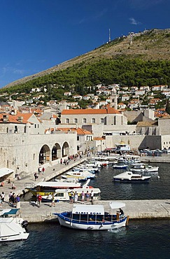 Harbour, Dominican Monastery, Dubrovnik, Dalmatia, Croatia, Europe