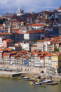 City view with the Rio Douro river, Porto, Portugal, Europe