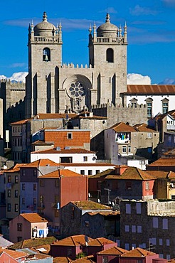 Se do Porto or Cathedral of Porto, old town, UNESCO World Heritage Site, Porto, Portugal, Europe