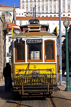 Carriage of a tram, Porto, Portugal, Europe