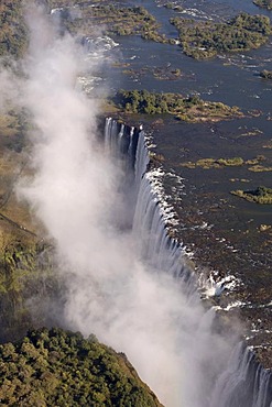 Victoria Falls, Zambesi River, Zambia - Zimbabwe border, Africa