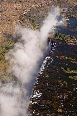 Victoria Falls, Zambesi River, Zambia - Zimbabwe border, Africa