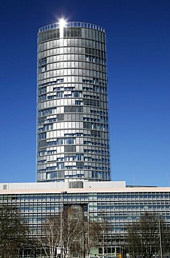 KoelnTriangle tower, LVR Tower, Koeln-Deutz, Cologne, North Rhine-Westphalia, Germany, Europe