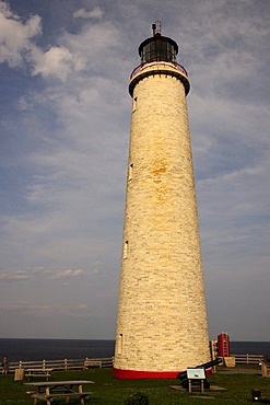 Cap des Rosiers, Canada's highest lighthouse, Gaspesie or Gaspe Peninsula, Quebec, Canada