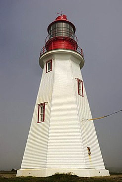 Point Riche Lighthouse, Newfoundland, Canada, North America