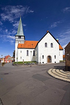 Skt. Nicolaj Kirke church in Ronne, Bornholm, Denmark, Europe