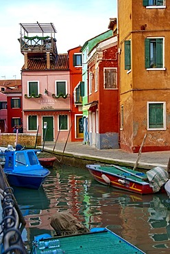 Colourful houses, Burano, Venice, Italy, Europa