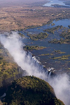 Victoria Falls, Zambesi River, Zambia - Zimbabwe border, Africa