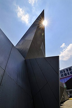 Pavilion 21, the new mobile venue for the Munich Opera Festival on Marstallplatz, Munich, Bavaria, Germany, Europe