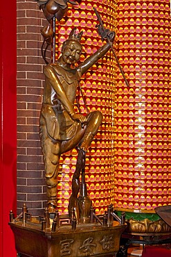 Figure in the Confucius Temple in Taipei, Taiwan, Asia