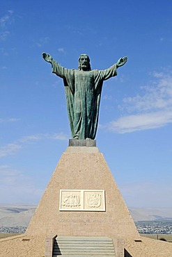 Statue of Christ, statue, monument, El Morro, mountain, landmark, theater of war, War of the Pacific, Arica, Norte Grande, North Chile, Chile, South America