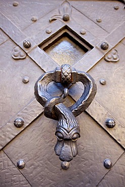 Door knockers, Hradcany, Prague Castle, Prague, Czech Republic, Europe