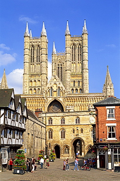 Lincoln Cathedral, Lincoln, Lincolnshire, England, United Kingdom, Europe